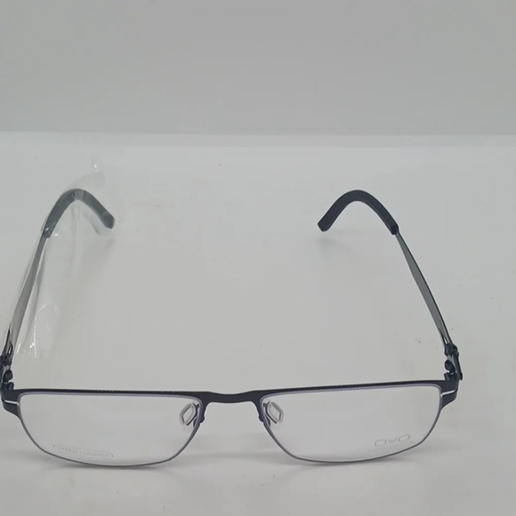 NWT MEN'S OVO OPTICS EYEGLASS FRAMES 3572 SHINY BLACK - Picture 2 of 4